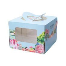 Promotion Custom Printing Foldable Cake Packaging Gift Paper Box